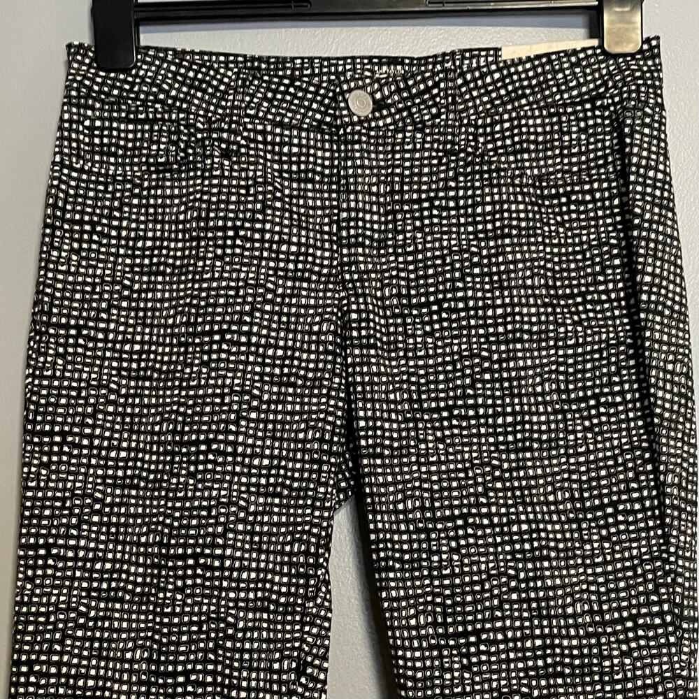 LOFT Black White Modern Skinny Leg Dress Pants NEW 29/8 - Picture 2 of 6